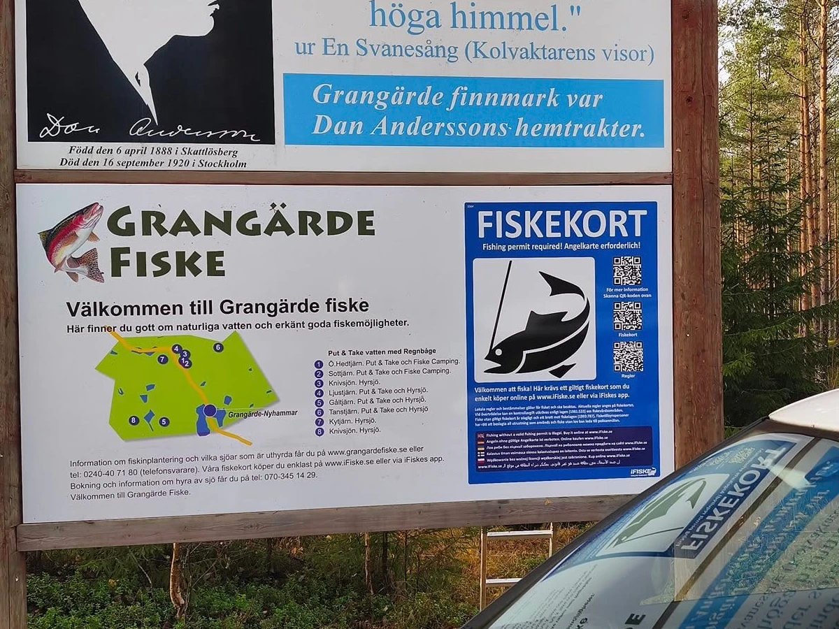 Skylt isfiskepremiär 2024